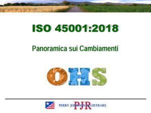 ISO 45001 Panoramica sui Cambiamenti OHS
